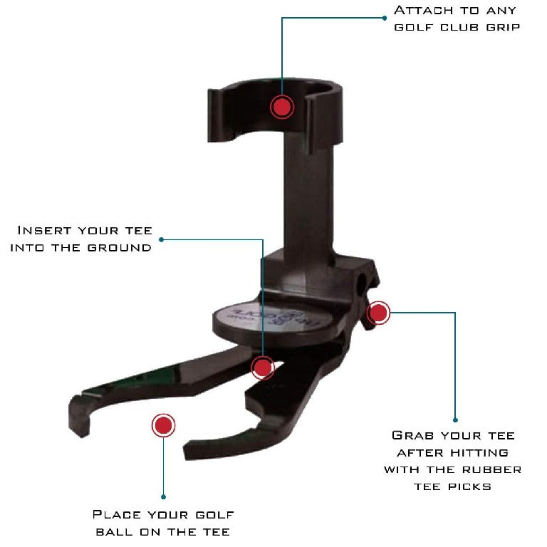 Joe’s Original Backtee - Golf Ball & Tee Placement Tool & Training Aid