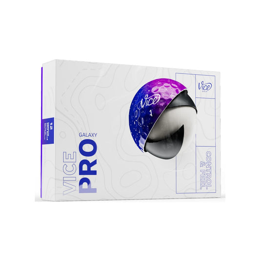 Vice Pro Golf Balls (Galaxy Purple 2024 Model)